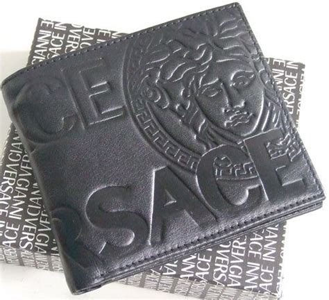 versace men's wallet sale|gianni versace wallet price.